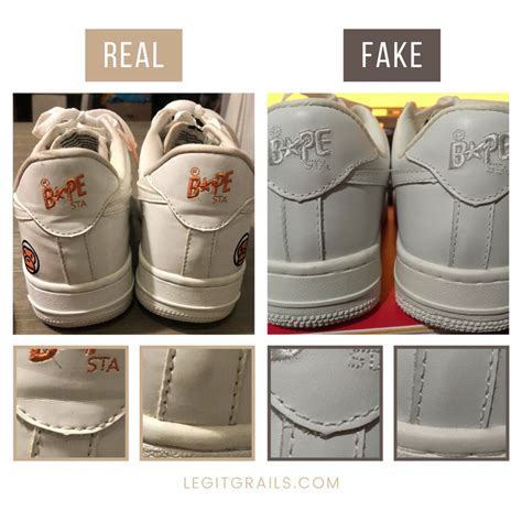 fake bapesta shoes vs real|are bape sta shoes legit.